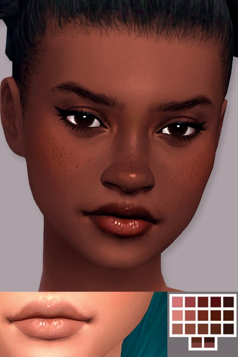 Darling Lips | dangerouslyfreejellyfish on Patreon Los Sims 4 Mods, Sims 4 Cc Eyes, The Sims 4 Skin, Makeup Cc, Pelo Sims, Free Sims 4, The Sims 4 Packs, Sims 4 Cc Makeup, Sims 4 Game Mods