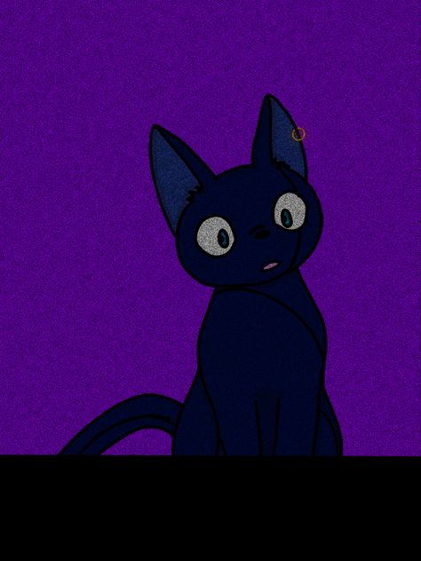 #cat #aesthetic #art #drawing #blue #purple #procreate Purple Cat Drawing, Purple Cat Pfp, Bratz Movie 2007, Aesthetic Art Drawing, Goofy Drawings, Jade Bratz, Bratz Movie, Purple Pfp, Drawing Blue