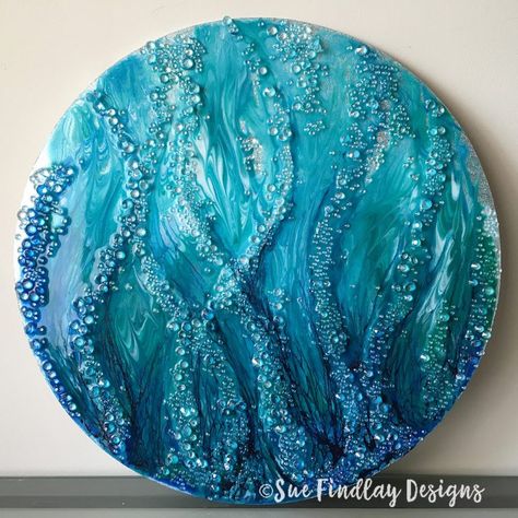 Basic Resin Ideas | Sue Findlay Designs Ideas For Resin, Resin Art Canvas, Abstract Painting Diy, Resin Crafts Tutorial, Resin Art Painting, Diy Resin Projects, Resin Wall Art, Resin Pour, Transparent Resin