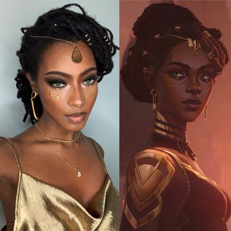 Mel Medarda cosplay from Arcane! 💕Copslay by @aliya.will #takerlama #melcosplay #arcane #arcancsplay #cosplaygirl #blackcosplayer #MelMedarha #cosplaygirl #cosplayer #cosplay #sidebysidecosplay Brown Skin Makeup, Larp Costume, Ordinary Girls, Cosplay Diy, Black Anime Characters, Manga Cute, Cute Cosplay, African Beauty, A Character