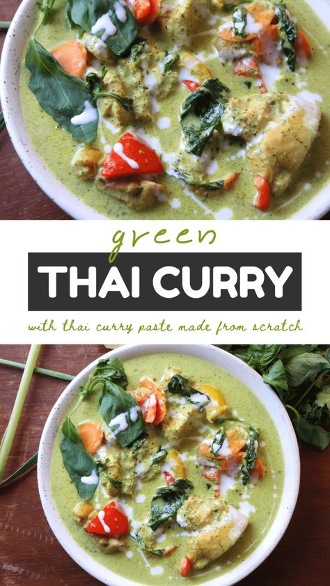 Thai Curry Green, Green Thai Curry Vegetarian, Green Curry Recipes Vegetarian, Thai Curry Recipes Vegetarian, Vegetarian Thai Curry, Healthy Ramen Recipes, Sustainable Cooking, Thai Curry Recipe, Thai Green Curry Recipe