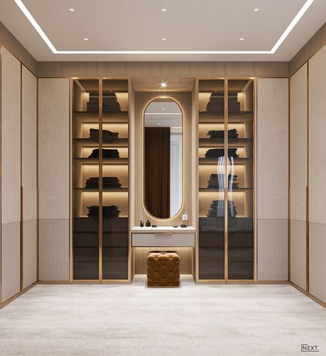 MASTER & ROOF on Behance Modern Closet Designs, Wardrobe Design Modern, Dream Closet Design, Closet Design Layout, Wardrobe Door Designs, Luxury Closets Design, Wardrobe Interior Design, Closet Layout, Wardrobe Room