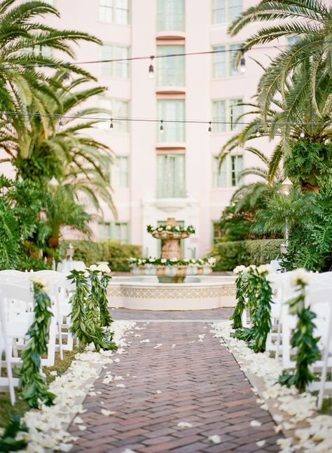 Vinoy St Pete, Vinoy Wedding, Romantic Wedding Theme, Wedding Theme Ideas, Romantic Theme Wedding, Red Wedding Theme, Halloween Themed Wedding, Florida Gardening, Ballroom Wedding