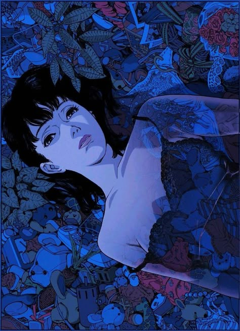 Perfect Blue, On Twitter, Twitter, Flowers, Anime, Blue