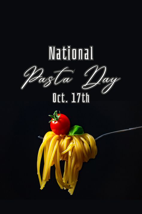 National Pasta Day #nationalpastaday #pasta #nationaldaytoday #nationalcalenday #holidays #spaguetti National Pasta Day, Engagement Posts, Interactive Posts, National Days, Pasta, Holidays, Quick Saves