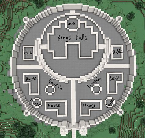 Minecraft Circles Guide, Circle Castle Minecraft, Minecraft Mansion Blueprints Layout, Minecraft Compound Base, Minecraft Maze Blueprints, Lord Of The Rings Minecraft Builds, Minecraft Round House, Minecraft Castle Blueprints Layout, Minecraft Circle Chart