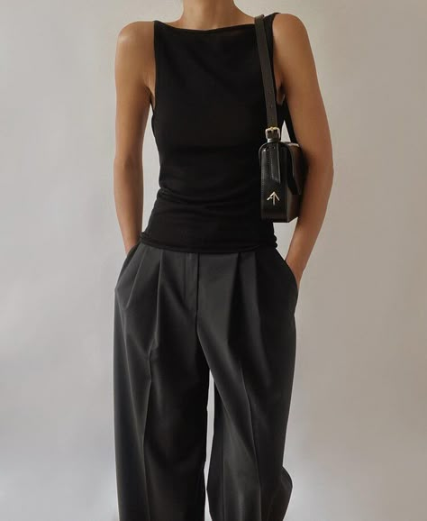 Black Pants, A Woman, Wall, Pants, White, Black, Trousers