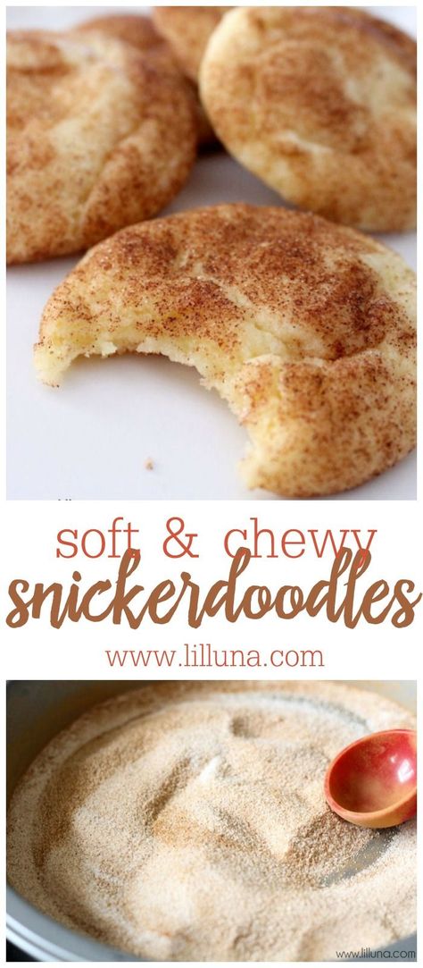 Super soft and full of cinnamon - this Snickerdoodle Cookie recipe is sure to be a hit! They're one of our Most Requested cookie recipes and always get so many compliments! #bestsnickerdoodlerecipe #snickerdoodle #snickerdoodles #snickerdoodlecookie #cookies Best Snickerdoodle Cookies, Cookie Recipe Video, Snickerdoodle Cookie, Snickerdoodle Recipe, Snickerdoodle Cookies, Favorite Cookie Recipe, Snickerdoodle Cookie Recipes, Easy Cookie Recipes, Snickerdoodles