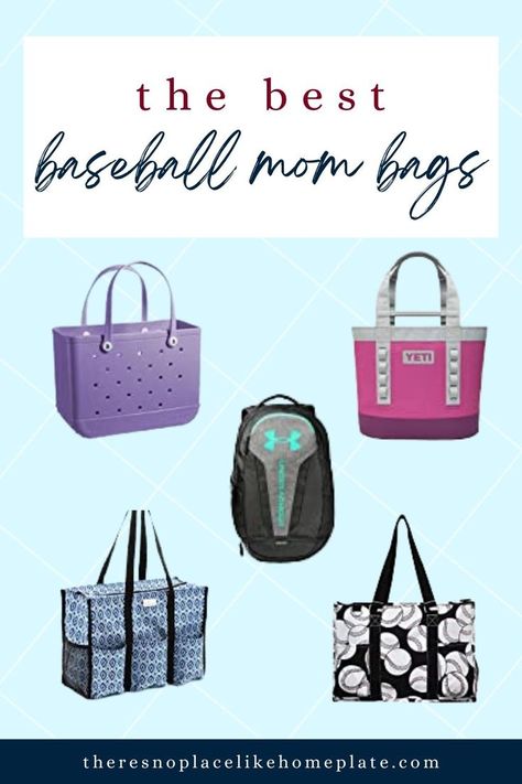 Softball Mom Bag, Travel Baseball Mom, Mom Bag Essentials, Sports Mom Bag, Yeti Bag, Sports Mom Outfit, Baseball Fundraiser, Team Mom Baseball, Baseball Mom Outfits