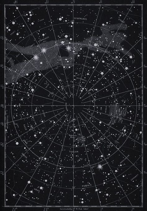 Space Tablet Wallpaper, Star Map Poster, Constalations Wallpaper, Constilations Aesthetic, Star Map Aesthetic, Astrophysics Aesthetic, Universe Map, Galaxy Map, Stars Poster