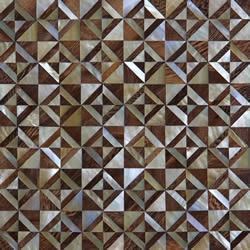 Wood and mother of pearl inlay with geometric pattern by Cravt Korean Mother Of Pearl, Mother Of Pearl Inlay, Pearl Inlay, Islamic Architecture, Mother Of Pearl, Geometric Pattern, Coconut, Texture, Wood