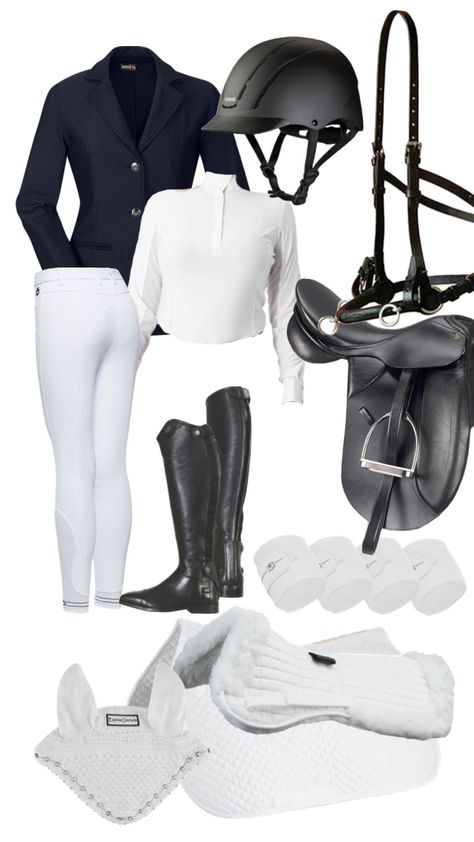 white matchy matchy dressage set - #horse #dressage #equestrian Horse Show Outfits, Dressage Outfit, Dressage Tack, Equestrian Style Outfit, Tack Trunk, Equestrian Outfit, Competition Outfit, Riding Outfits, Horseback Riding Outfits