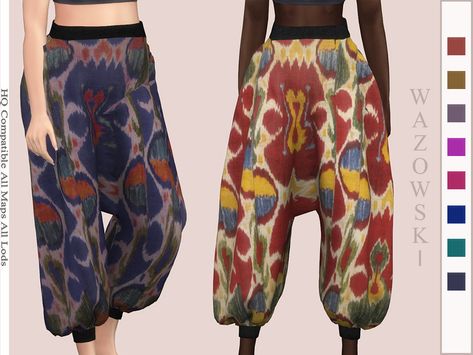 Haram Pants, Sims 4 Body Mods, Sims4 Clothes, Hippie Pants, Boho Pants, Sims 4 Houses, Ts4 Cc, Sims 4 Cc, Sims 4 Custom Content