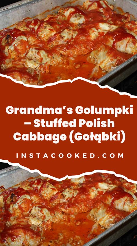 Are you ready to tantalize your taste buds with a delightful Polish classic? Look no further than Golabki, the beloved Grandma's Golumpki - Stuffed Polish