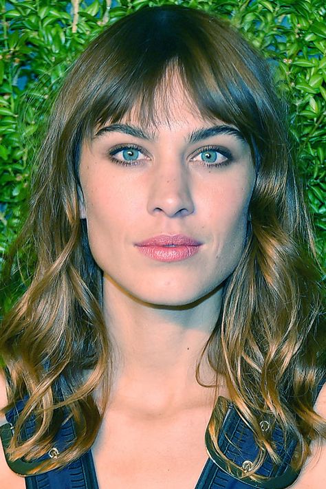 The Right Bangs for Every Face Shape  - HarpersBAZAAR.com Alexa Chung Makeup, Alexa Chung Hair, Square Face Shape, Life Crisis, Jennifer Connelly, Hair Color And Cut, Makeup Style, Long Hairstyles, Haircuts With Bangs