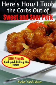 Keto Sweet And Sour Pork, Carbquick Recipes Keto, Chines Food, Low Carb Chinese Food, Keto Chinese, Carbquik Recipes, Simply Keto, Ketosis Recipes, Keto Pork