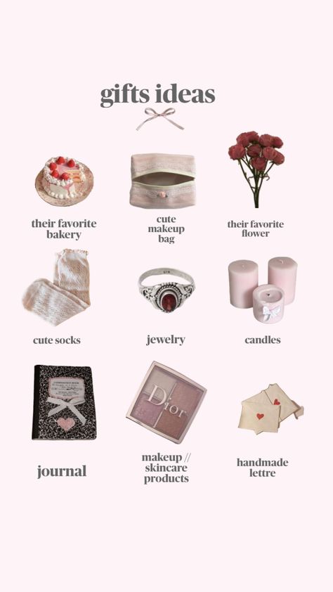 #coquette #coquetteaesthetic #gift #gifts #giftideas Gift Ideas, Christmas, Gifts