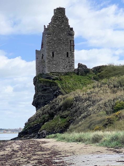 A view of the Beach at Ayr in Scotland stock images Ayr Scotland, Vector People, Sunny Day, Sunny Days, Scotland, Photo Image, The Beach, Castle, Stock Images