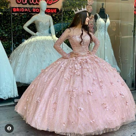 Navy Blue Quinceanera Dresses, Rose Gold Quinceanera Dresses, 2023 Ball Gown, Long Sleeve Quinceanera Dresses, Rose Gold Quinceanera, Ball Gown Quinceanera Dresses, Dresses Elegant Long, Quinceanera Pink, Quinceanera Themes Dresses