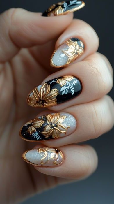 Explore the realm of nail art with these mesmerizing designs for Spring Nail Art 2024! 🌸💅 Embrace the splendor of gold in your springtime manicure. 💖✨ #NailArt #SpringNailArt2024 Bird Nails, Art 2024, Spring Nail Art, Pretty Nail Art, Spring Nail, Elegant Nails, Nails Inspo, Gold Nails, Flower Nails