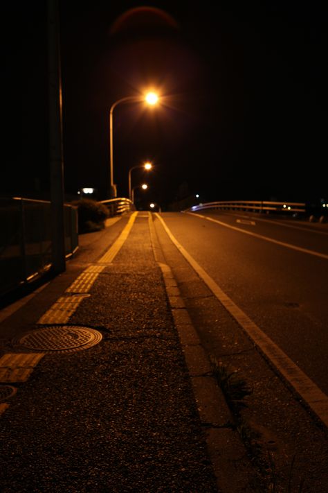 Sitting On A Bridge Aesthetic Night, Bridge At Night Aesthetic, Bridge Aesthetic Night, Dark Paradise, Street Lights, Old Bridge, Aesthetic Indie, Beautiful Landscape Wallpaper, Dark Places