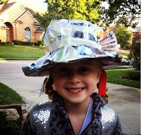 Earth Day Hat, Newspaper Hat, 4 H Club, Texas Girls, Recycled Dress, Gardening Hat, School Celebration, Texas Girl, Pirate Hats