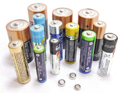 Batteries. Variety of used batteries isolated on white background , #AD, #batteries, #Variety, #Batteries, #background, #white #ad Magic Gift, Batteries, Battery Life, Stock Images Free, White Background, Decoupage, Electricity, Recycling, Stock Images