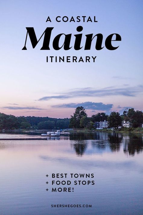 Maine Itinerary, Road Trip Summer, Maine Road Trip, Visit Maine, New England Road Trip, East Coast Road Trip, Coastal Maine, Maine Vacation, Maine Travel