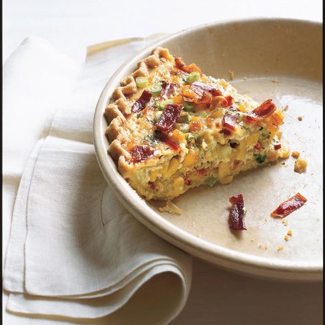 29 Savory Tart and Quiche Recipes | Epicurious Corn Quiche, Bacon Pie Recipe, Best Quiche Recipes, Bacon Pie, Bacon Quiche, Savory Tart, Savory Pie, Brunch Menu, Quiche Recipes