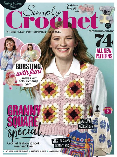 ::ArtManuais-Free Download Revistas:: Simply Crochet Magazine, Sweaters Design, Mccalls Quilting, Interweave Crochet, American Patchwork And Quilting, Simply Crochet, Simply Knitting, Creative Knitting, Cross Stitch Collection