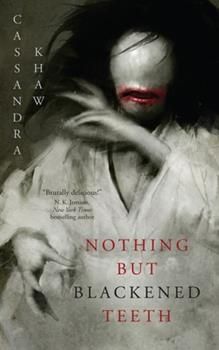 Buy a cheap copy of Nothing But Blackened Teeth book by Cassandra Khaw. Cassandra Khaw's Nothing But Blackened Teeth is a gorgeously creepy haunted house tale, steeped in Japanese folklore and full of devastating twists. A Heian-era... Free Shipping on all orders over $15. Blackened Teeth, Ghost Bride, Joe Black, Shirley Jackson, Horror Novel, Horror Book, Unread Books, Horror Books, Recommended Books To Read