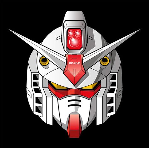 Gundam Head Vector Illustrations on Behance Gundam Head, Japanese Robot, Gundam Mobile Suit, Gundam Wallpapers, Gundam Seed, 3d Studio, 80s Cartoons, Cartoon Tattoos, Custom Gundam