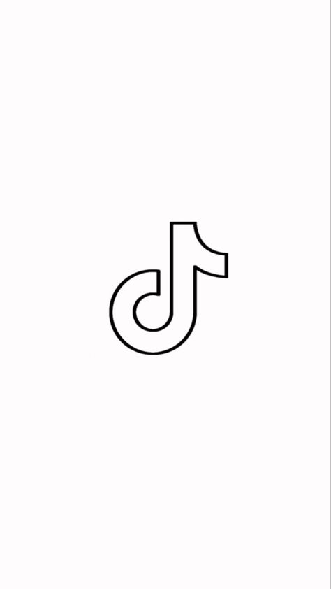 Tiktok White App Icon, White Tiktok Logo, White Tiktok Icon, App Icon Tiktok, Icon White Background, Tiktok App Icon, Cow Icon, Tiktok App, Tiktok Logo