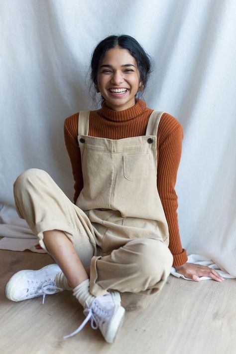 Dungarees Outfits, Corduroy Dungarees, Couture Mode, Mode Inspo, Mode Inspiration, Looks Vintage, Dungarees, Fit Check, Cute Casual Outfits