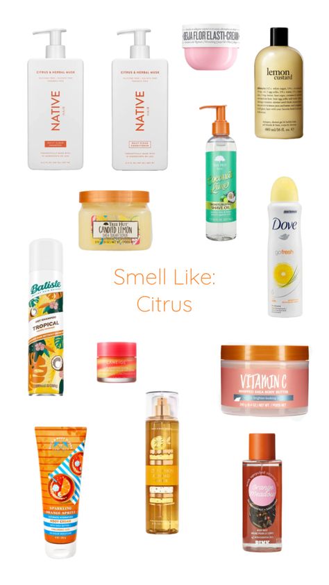 Smell Like Citrus Citrus Scented Shower Routine, How To Smell Like Grapefruit, How To Smell Like Oranges, Orange Cosmopolitan, Scent Combos, Citrus Bath, Citrus Perfume, Citrus Smell, Fresh Scents