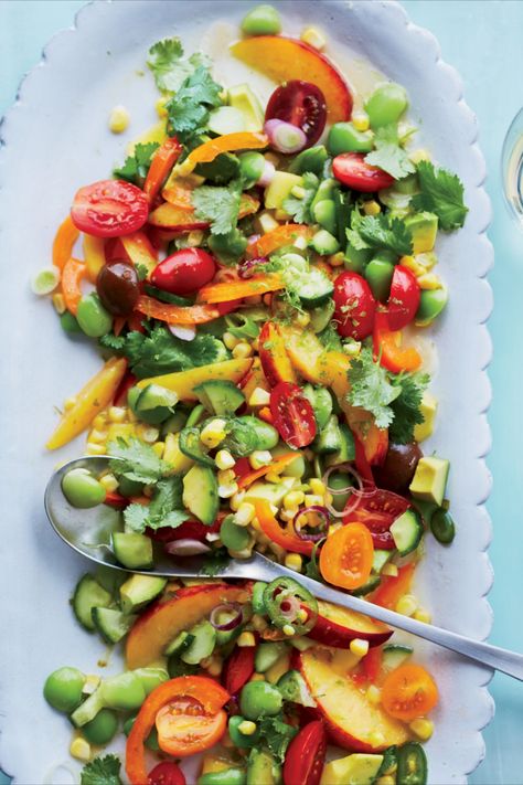 Vegetable Ceviche Recipe, Vegetable Ceviche, Summer Vegetable Side Dishes, Luise Vindahl, Summer Ceviche, Vegetarian Ceviche, Summer Vegetarian Recipes, Marinated Vegetables, Ceviche Recipe