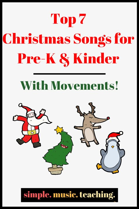 Christmas Songs For Toddlers, Preschool Christmas Songs, Christmas Music Lesson, Christmas Music Activities, Christmas Concert Ideas, Songs Ideas, Christmas Songs For Kids, Best Christmas Songs, Preschool Christmas Activities