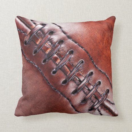 Football Decorative & Throw Pillows | Zazzle Football Man Cave, Football Pillow, Personalized Football Gifts, Football Rooms, Football Bedroom, Football Pillows, Football Blanket, Sport Bedroom, Ultimate Man Cave