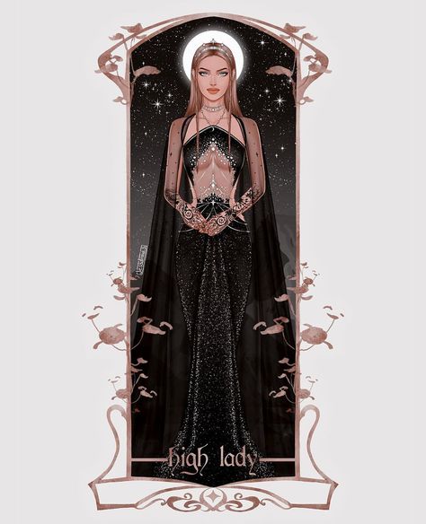 jess on Instagram: “my high lady of the night court🙏 2/4 going to post this too right now because why not🤞 #feyrearcheron #acotar #acomaf #acowar #acosf…” Charlie Bowater, Feyre Archeron, Sara J Maas, The Night Court, Feyre And Rhysand, A Court Of Wings And Ruin, Sarah J Maas Books, Night Court, A Court Of Mist And Fury