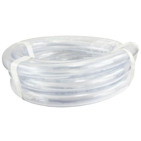 Low Pressure Clear PVC Tubingby Duda EnergyPVC tubing is a polyvinyl chloride plastic with plasticizers to make it more flexible and transparent. Clear PVC tubing is very flexible but low in strength, best for low pressure applications where bending or cost is of the greatest importance. The hose is non-toxic. Popular for many applications.Food grade PVC tubing uses DOTP (Dioctyl terephthalate) to make the hose flexible which is an organic compound and a non-phthalate plasticiser. Size: 5/8" ID Water Plumbing, Outdoor Sinks, Water Tube, Pvc Tube, Plumbing Pipes, Radiant Floor Heating, Polyvinyl Chloride, Pvc Vinyl, Pipe Fitting