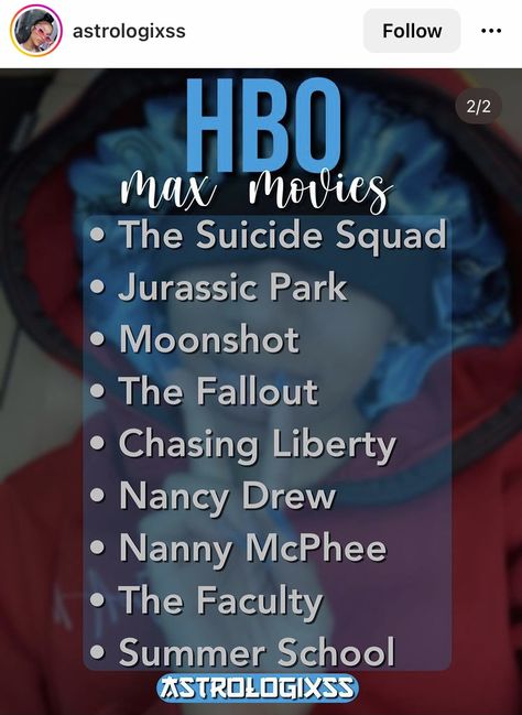 Hbo Max Movies To Watch, Chasing Liberty, Max Movie, Nanny Mcphee, Hbo Max, Nancy Drew, Satellite Tv, Streaming Tv, Summer School