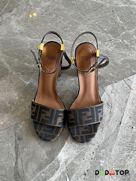 Fendi Delfina Sandals 6 cm - dodotop.ru Fendi Heels, Hermes Boots, Gucci Gg Marmont, Closet Organizer, Black Scarf, Heels Sandals, Black High Heels, Sneakers White, Black Heels