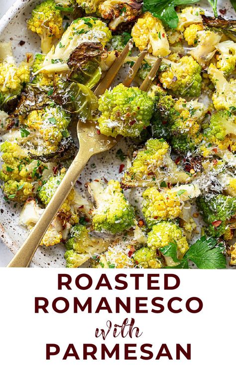 Romanesco Cauliflower Recipe, Romanesco Broccoli Recipe, Romanesco Recipes, Roasted Romanesco, Romanesco Cauliflower, Chou Romanesco, Broccoli And Cauliflower, Roasted Cauliflower Recipes, Weekend Cooking