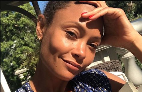 Thandiwe Newton says her name is Zulu but some disagree. Skincare Routine And Products, Skin Inspiration, Celebrity Skin Care, Thandie Newton, Overnight Beauty, Celebrity Skin, Cheap Beauty Products, Hair Brands, African Traditional Dresses