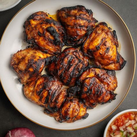 Chicken Inasal (Filipino Barbecue Chicken) - Instacart Filipino Barbecue, Chicken Inasal Recipe, Chicken Inasal, Filipino Dish, Filipino Dishes, Barbecue Chicken, Oyster Sauce, Marinated Chicken, Soy Sauce