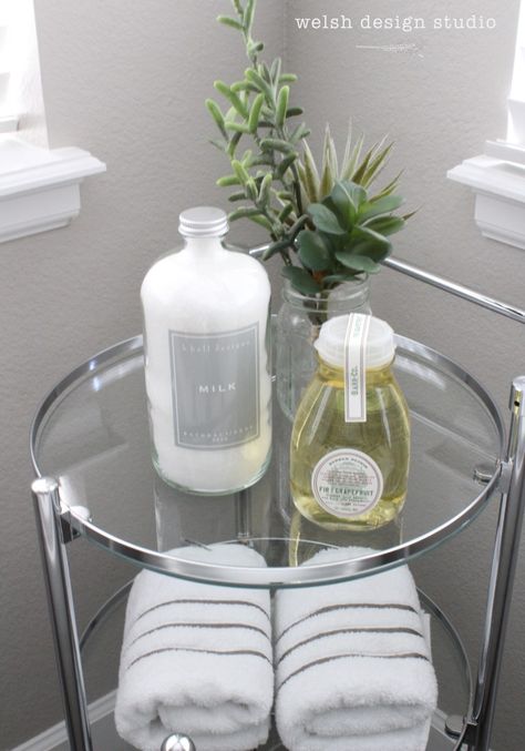 Small Table Next To Tub, Bathtub Side Table Ideas, Bath Side Table, Bathtub Side Table, Decorate A Small Bathroom, Floating Tub, Bathtub Table, Bathtub Decoration, Tub Accessories