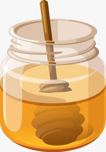 Honey Cartoon, Honey Pictures, Scrapbook Recipe, Honey Images, Scrapbook Recipe Book, Kitchen Clipart, Happy Birthday Coloring Pages, Birthday Coloring Pages, Jar Design