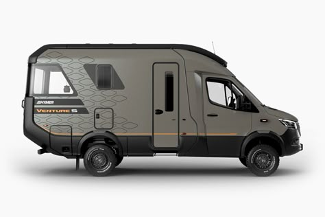 Hymer Motorhome, Van Wrap Design, Solar Panel Lights, Rv Interiors, Tin Can Tourist, Car 4x4, Transit Camper, Futuristic Cars Design, Atv Trailers