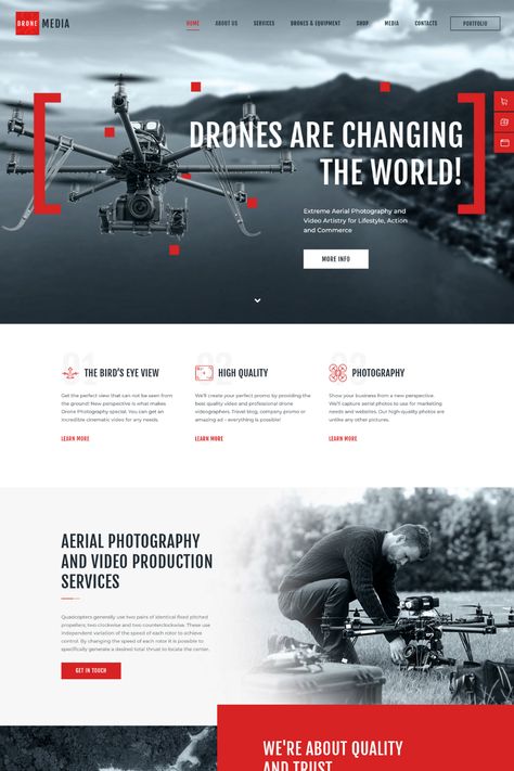 Presentation Infographic Design, Drone Graphic Design, Drone Website, Infographic Examples, Drone Videography, Meta Ads, Buy Drone, Drone Business, Photography Website Design