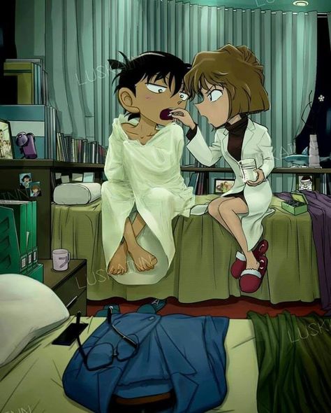 Detective Conan Shinichi, Couple Poses Drawing, Manga Detective Conan, Conan Edogawa, Conan Comics, Pokemon Alola, Detective Conan Wallpapers, Art Apps, Conan Doyle